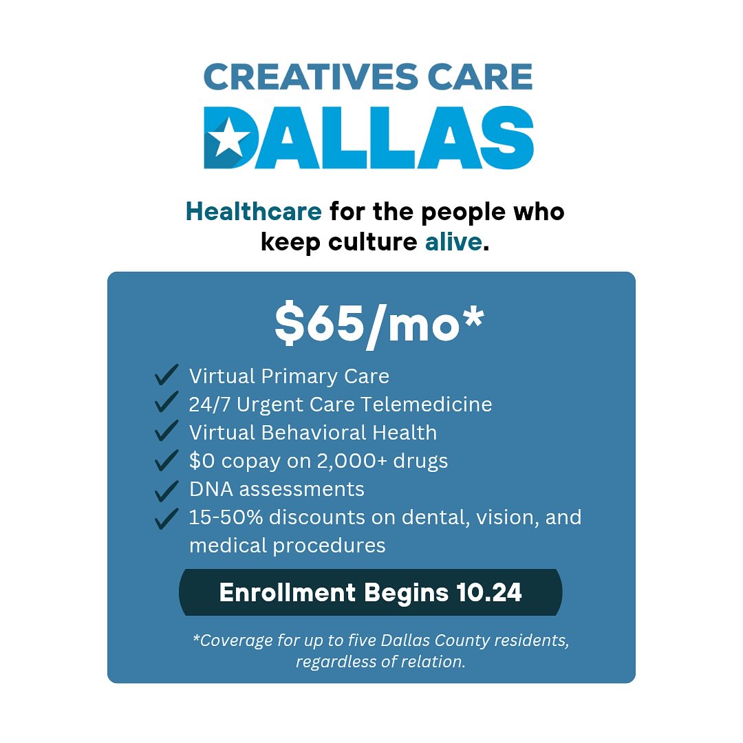 Creatives Care Dallas Announced