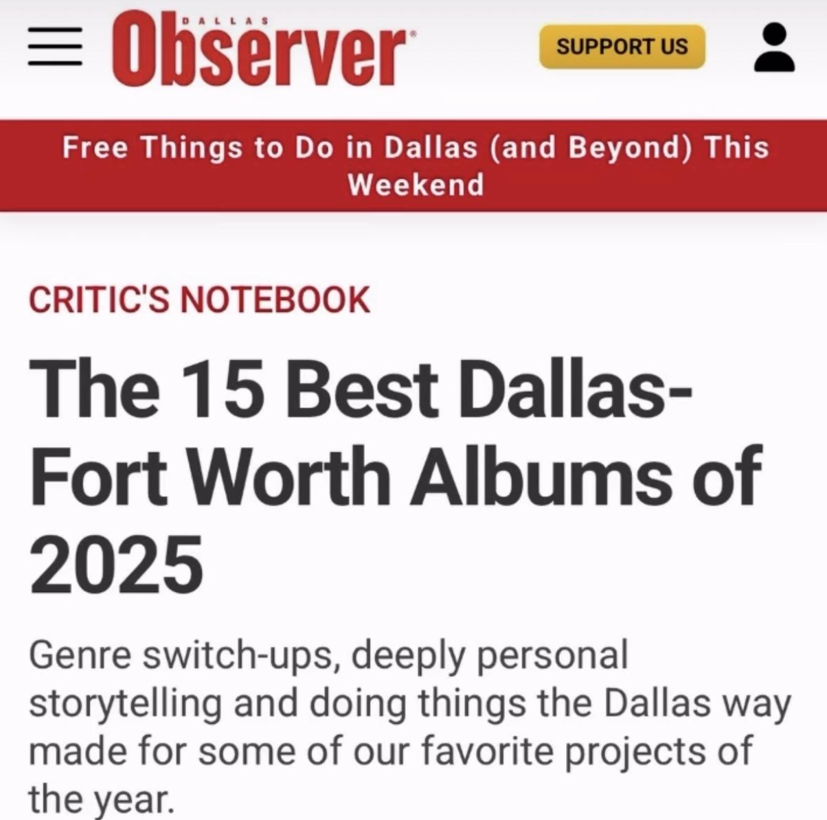 Paul Schalda on Year End Best Of’s