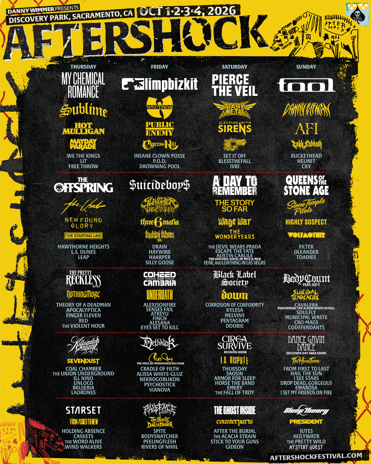 Toadies Announce Aftershock Festival Performance