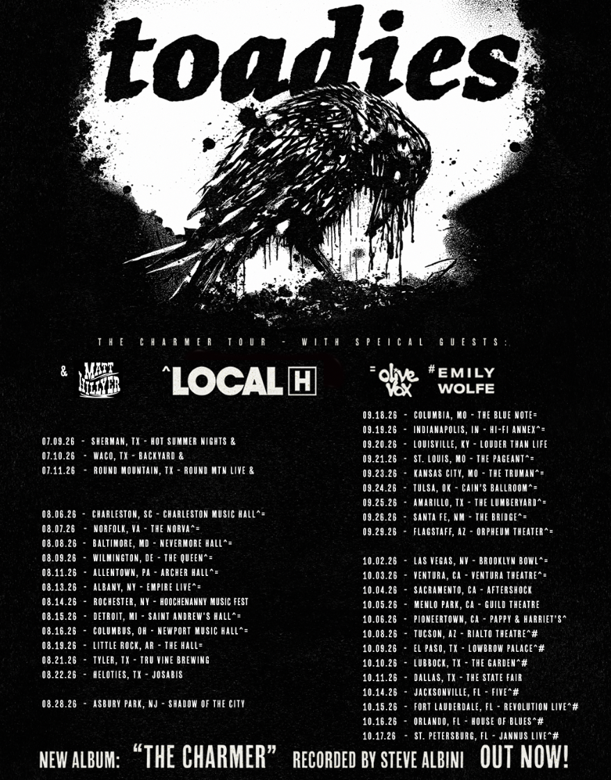 Toadies “The Charmer Tour” continues